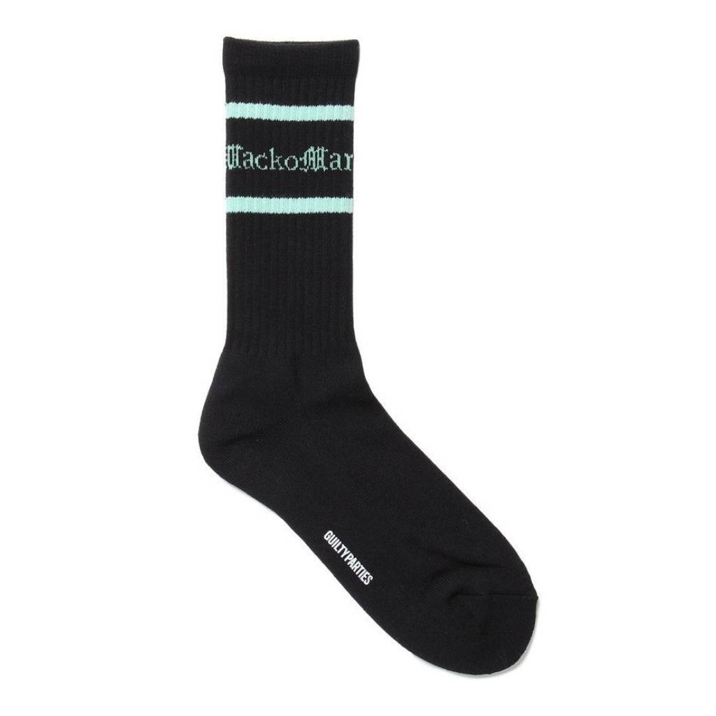 SKATER SOCKS -TYPE 2- #BLACK-MINT [24SS-WMA-SO02]