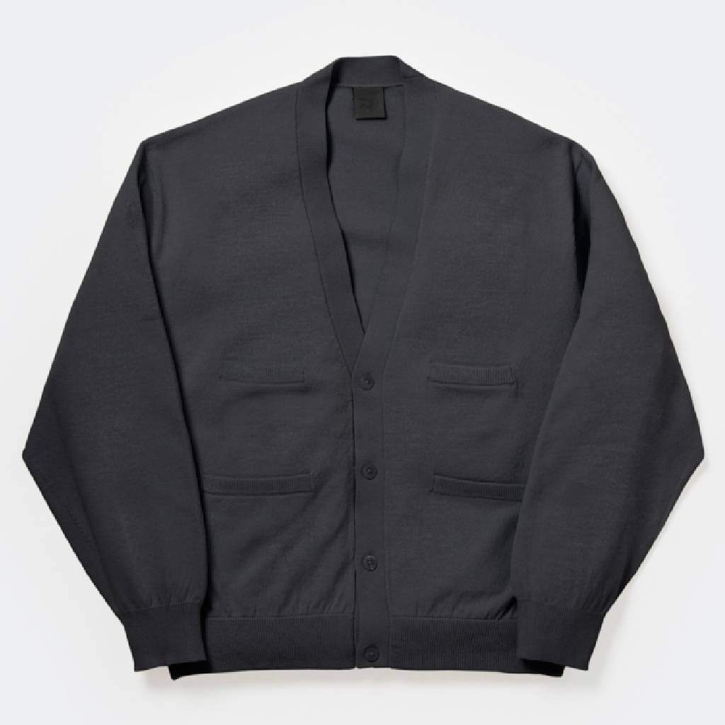 TECH KNIT CARDIGAN Brewed Protein #CHARCOAL [BE-72026W]