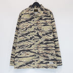 虎紋迷彩軍用襯衫（2型）#米色 [25FWE-WMO-ML06]