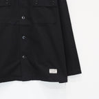 ARMY SHIRT (TYPE-2) #BLACK [25FWE-WMO-ML04]