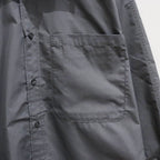 TECH BUTTON DOWN SHIRT L/S #CHARCOAL [BE-80025]