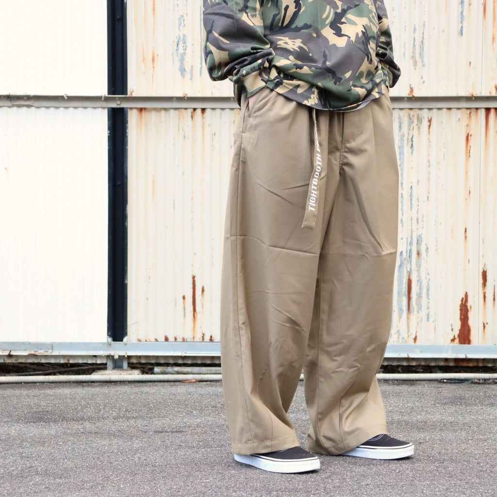 BAGGY SLACKS #Khaki [FW26-B11]