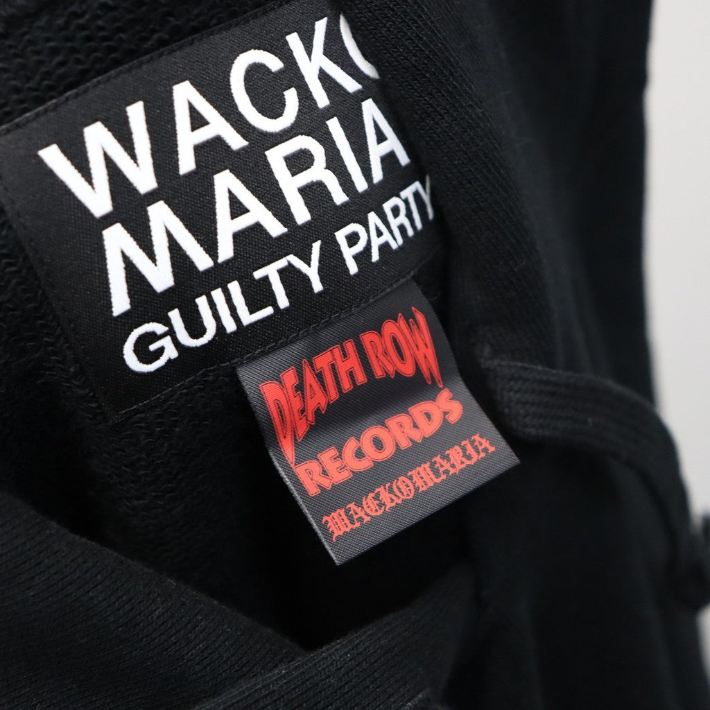 DEATH ROW RECORDS | HEAVY WEIGHT PULLOVER HOODED SWEAT SHIRT #BLACK [DEATHROW-WM-SS05]