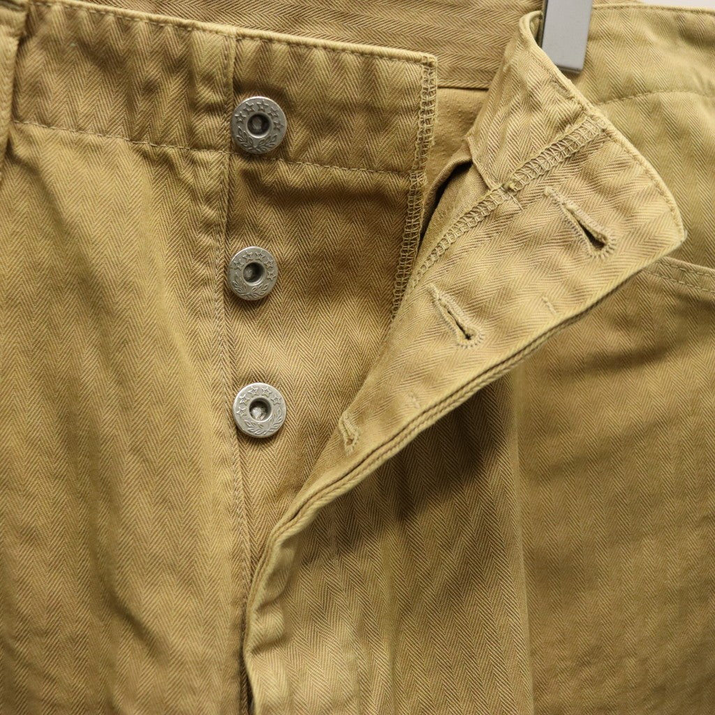 USMC P-41 HBT TROUSERS AGED #OLIVE YELLOW [BW261-U4HT]