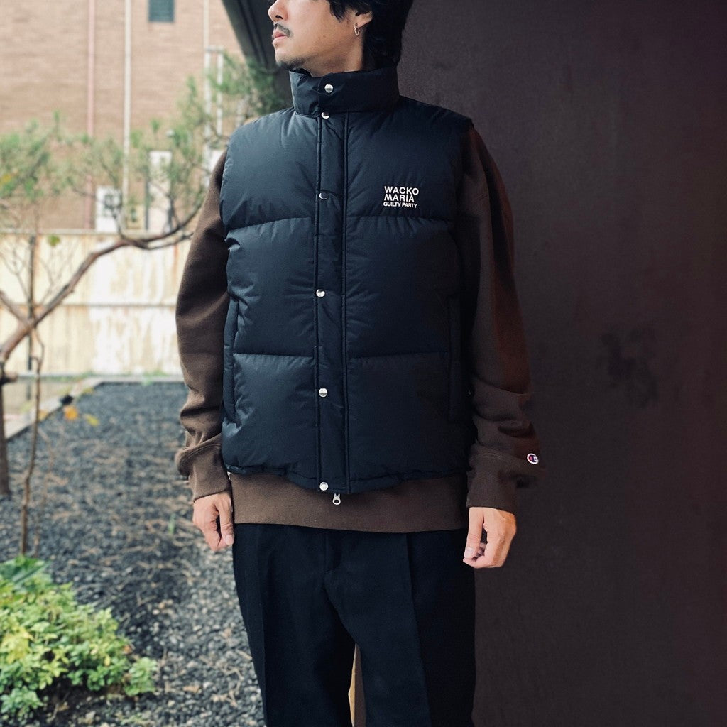 NANGA | DOWN VEST #BLACK [26FW-WMO-NA04]