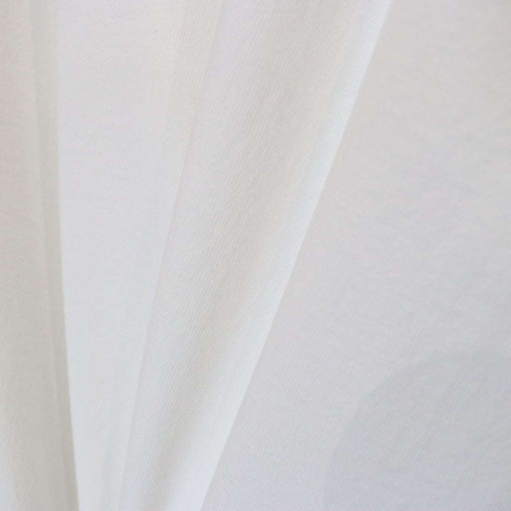 WASHED HEAVY WEIGHT CREW NECK T-SHIRT (TYPE-1) #WHITE [25SS-WMT-WT01]