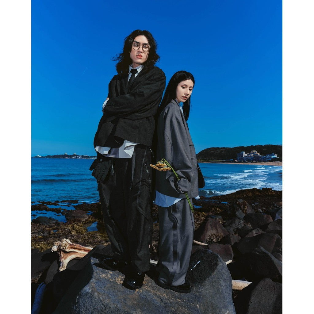 "RDA-01P" - 都市遊牧科技西裝褲 #灰色 [GOOPI-25SS-FEB-02]