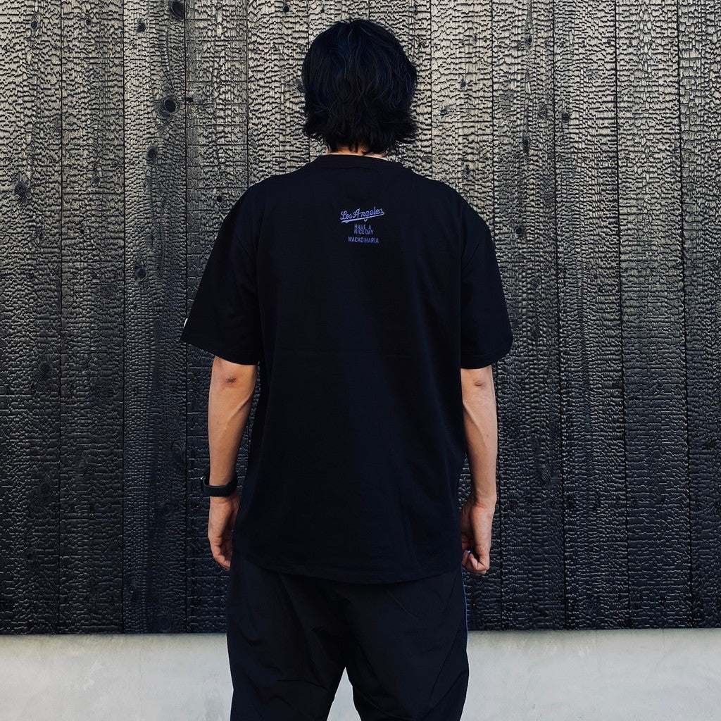 MLB | LA | CREW NECK T-SHIRT ( TYPE-2 ) #BLACK [MLB-WM-TEE02]