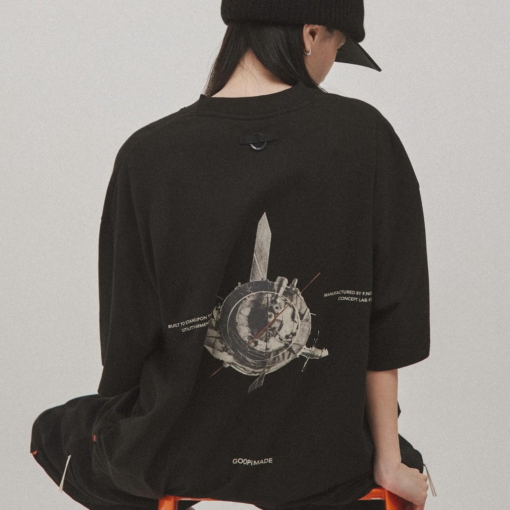 M001-G "LAB-93" Graphic Tee #SHADOW [GOOPI-24SS-APR-02]