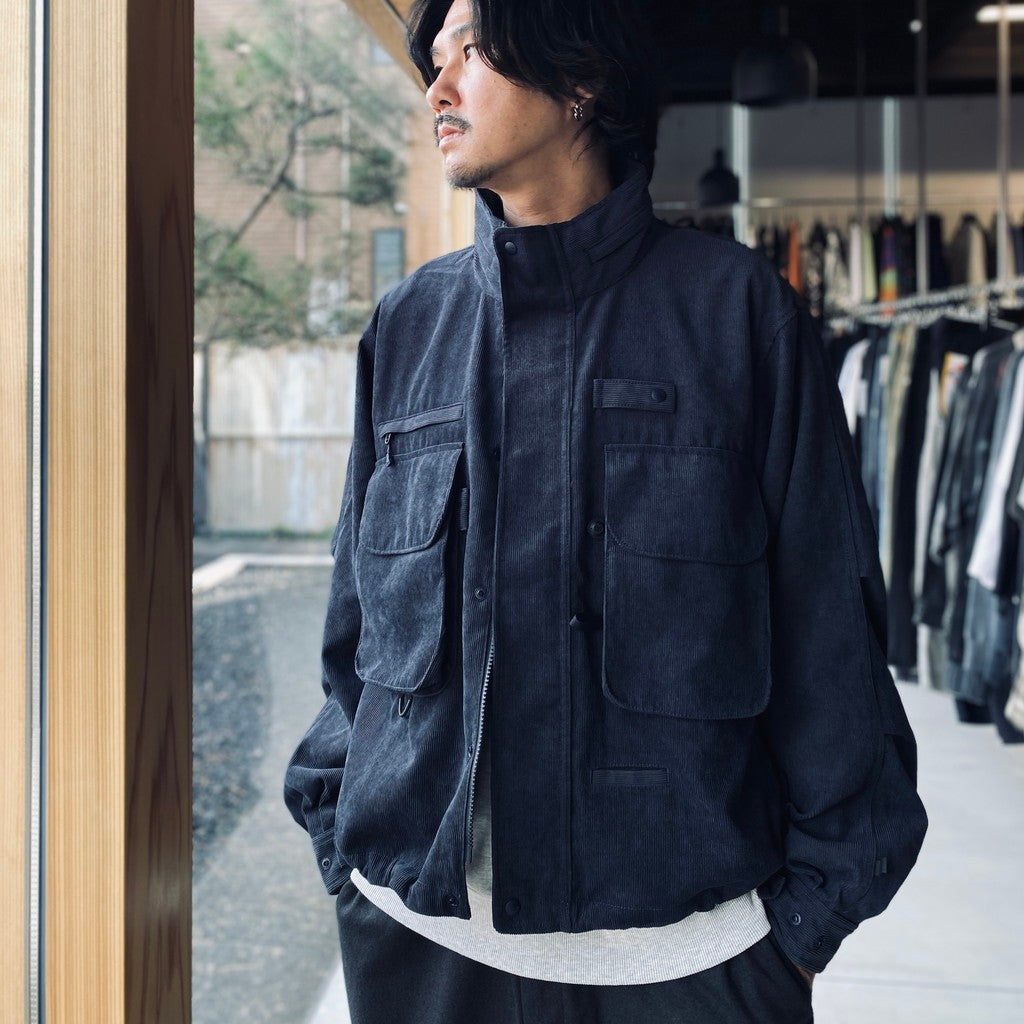 TECH WADING JACKET CORDUROY #D.NAVY [BJ-43026W]