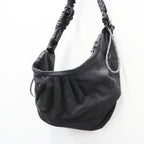TEXTURED TWILL BODY BAG #BLACK [FTT36262B0007]