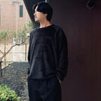 Wild Things | Shaggy Fleece Pullover #Black [SD26F-CT14]
