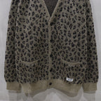 LEOPARD MOHAIR CARDIGAN #BEIGE [24FW-WMK-KN12]