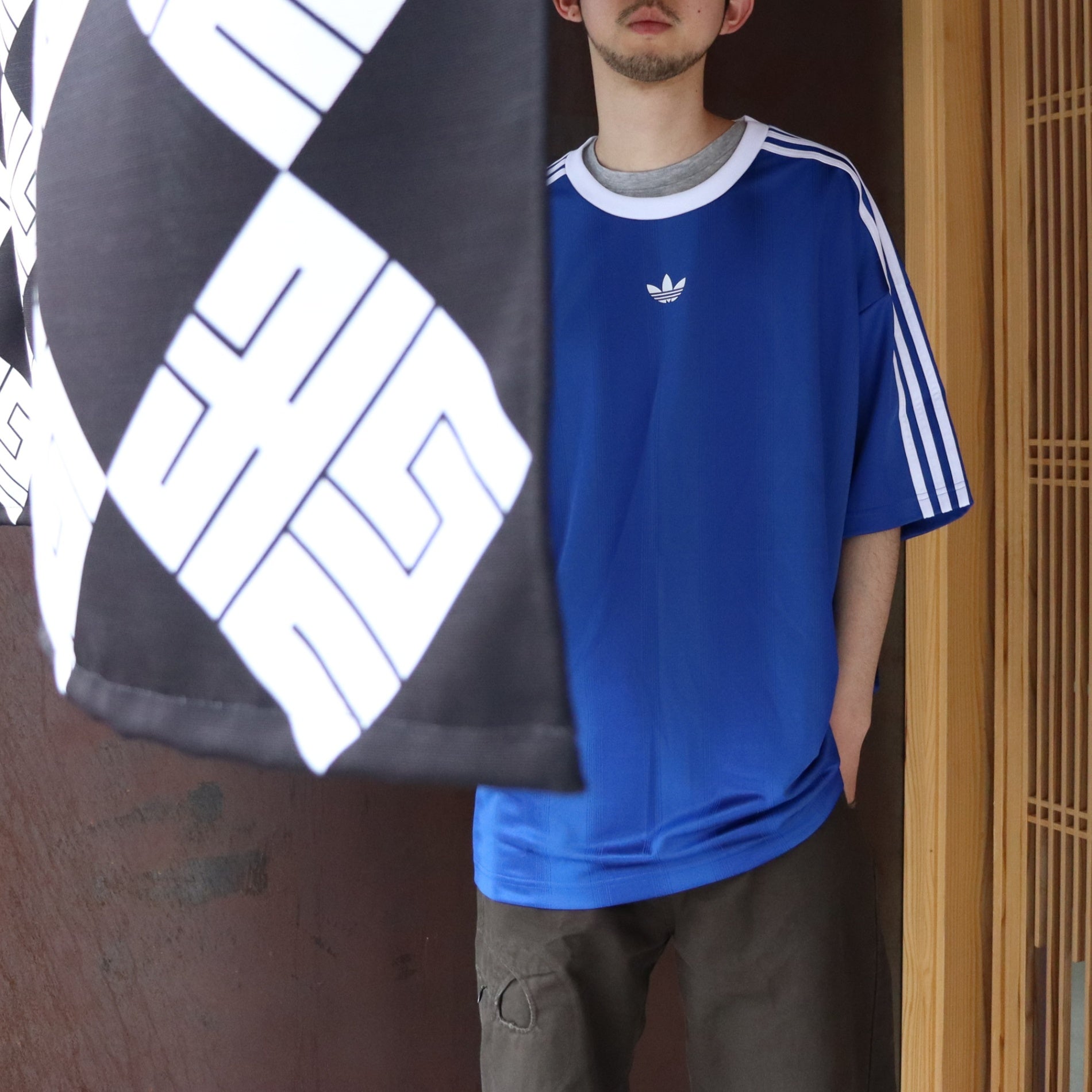 JACQUARD JERSEY #カレッジロイヤル [KD5828]