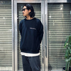 CREW NECK SWEAT SHIRT (TYPE-1) #BLACK [24FW-WMC-SS12]