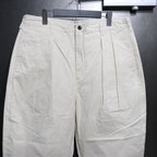 TWILL BOHEMIAN PANTS #WHITE [24SS-B06]