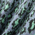 LEOPARD MOHAIR JACQUARD CREW NECK SWEATER #BLUE [26FW-WMK-KN16]