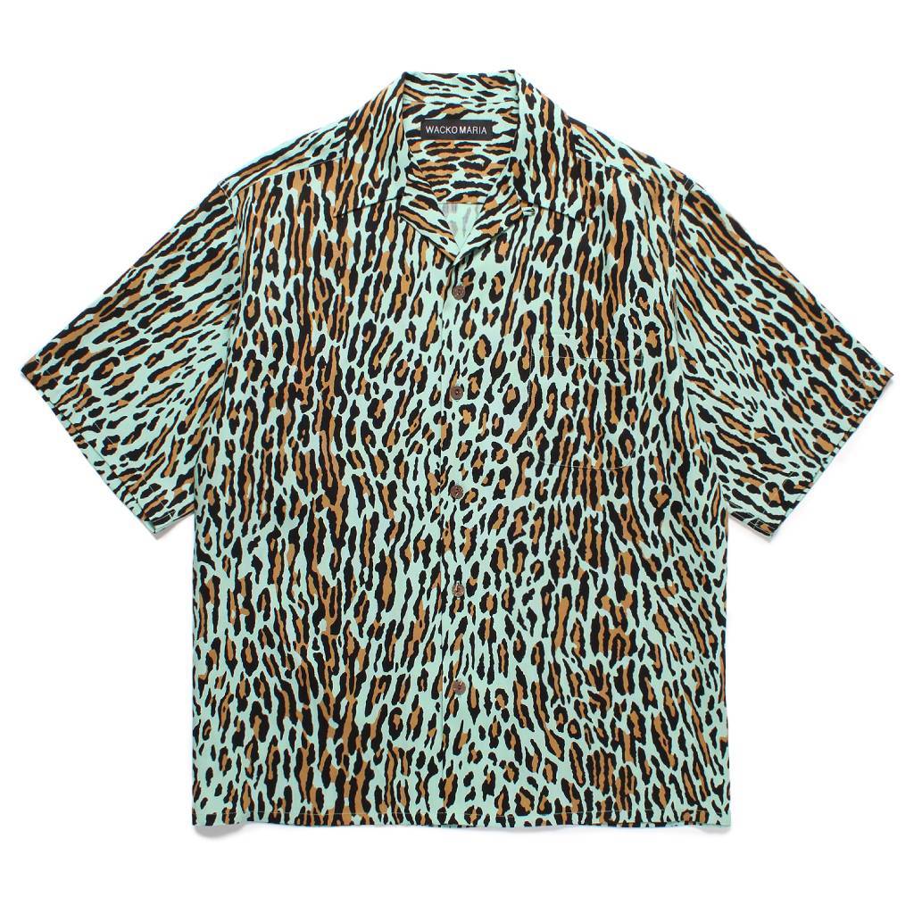 HAWAIIAN SHIRT S/S ( TYPE-6 ) #GREEN [25SS-WMS-HI06]