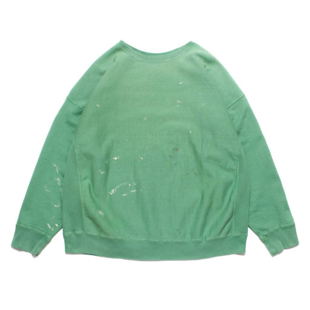 DISTRESSED SWEATSHIRT AGED #GREEN [BW261-DSS]