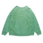 DISTRESSED SWEATSHIRT AGED #GREEN [BW261-DSS]