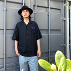BLUE NOTE | HAWAIIAN SHIRT S/S -TYPE 2- #BLACK [BLUENOTE-WM-HI02]