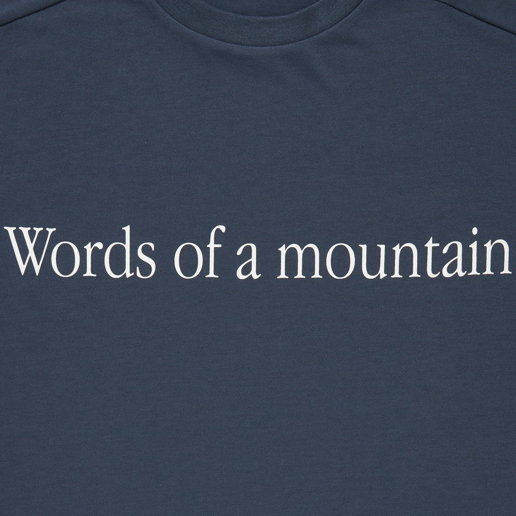 MARMOT | MMWCCC EVERYWHERE T-SHIRT_WORDS OF MOUNTAIN #BLUE [CCC-251C005]
