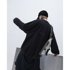 “RE-C01”Ryoiki Exp. 超大圓領毛衣 #BLACK [GOOPI-23AW-DEC-03]