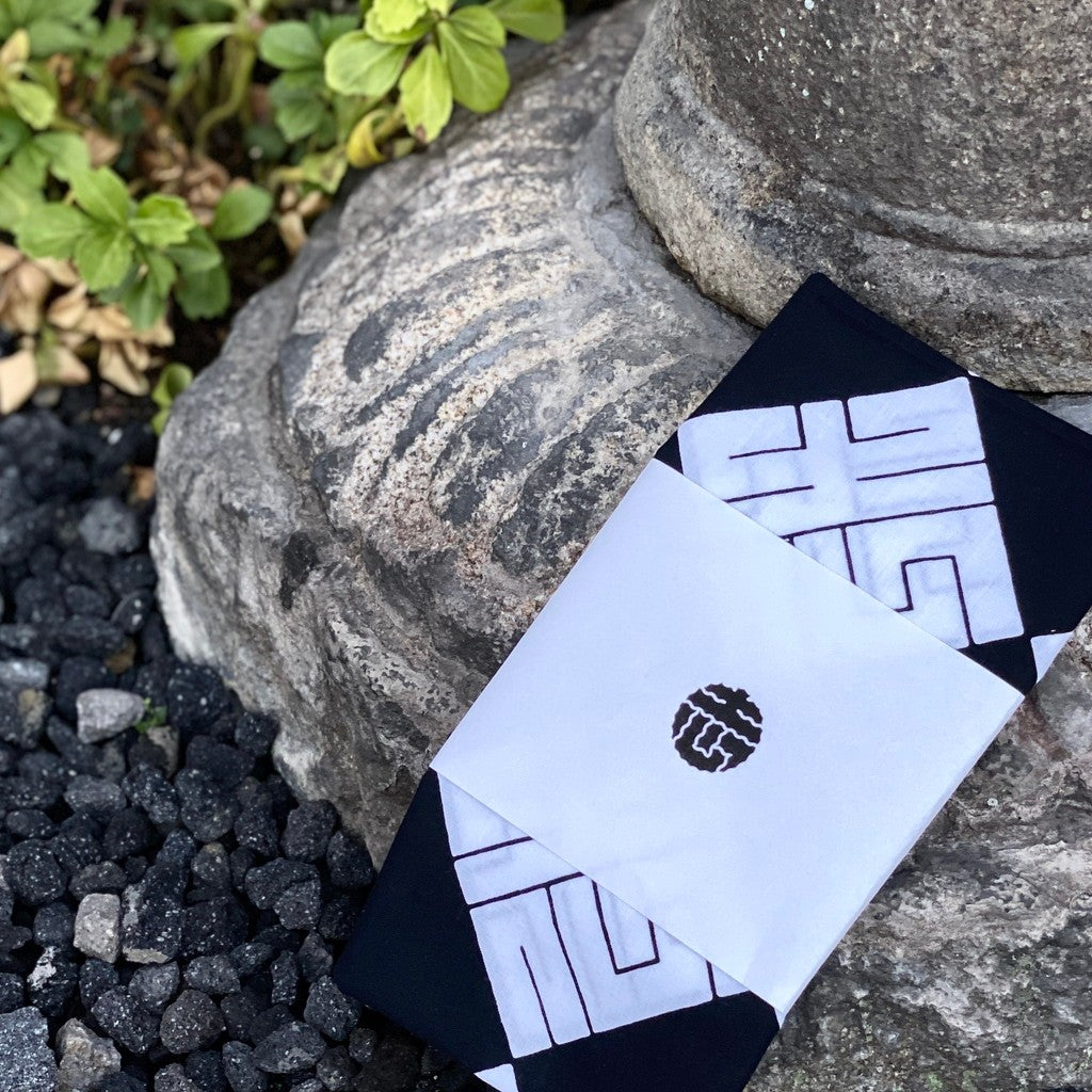 暖簾手拭 #BLACK / WHITE [26SS-COG-A01]