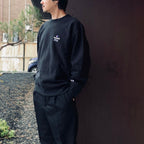 CHAMPION | REVERSE WEAVE CREW NECK SWEAT SHIRT #BLACK [26FW-WMC-CP04]