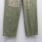 PAINT STAINED USMC P-44 HBT TROUSERS #PAINT STAINED OD [BW252-PU4HT]