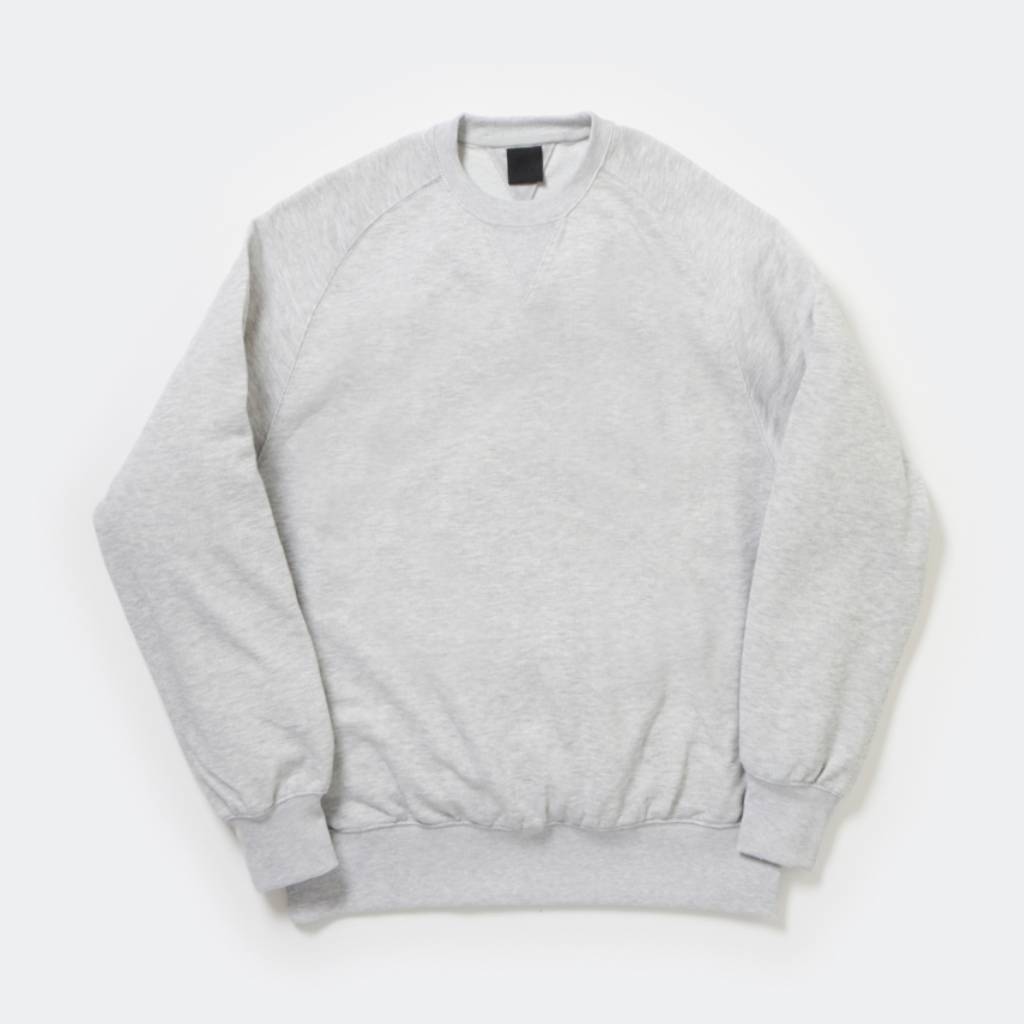 科技運動袖圓領上衣 灰色 [BE-50025]