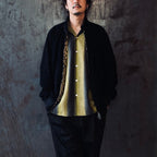 BARACUTA | G9 SUEDE LEATHER HARRINGTON JACKET #BLACK [25FW-WMO-BC01]