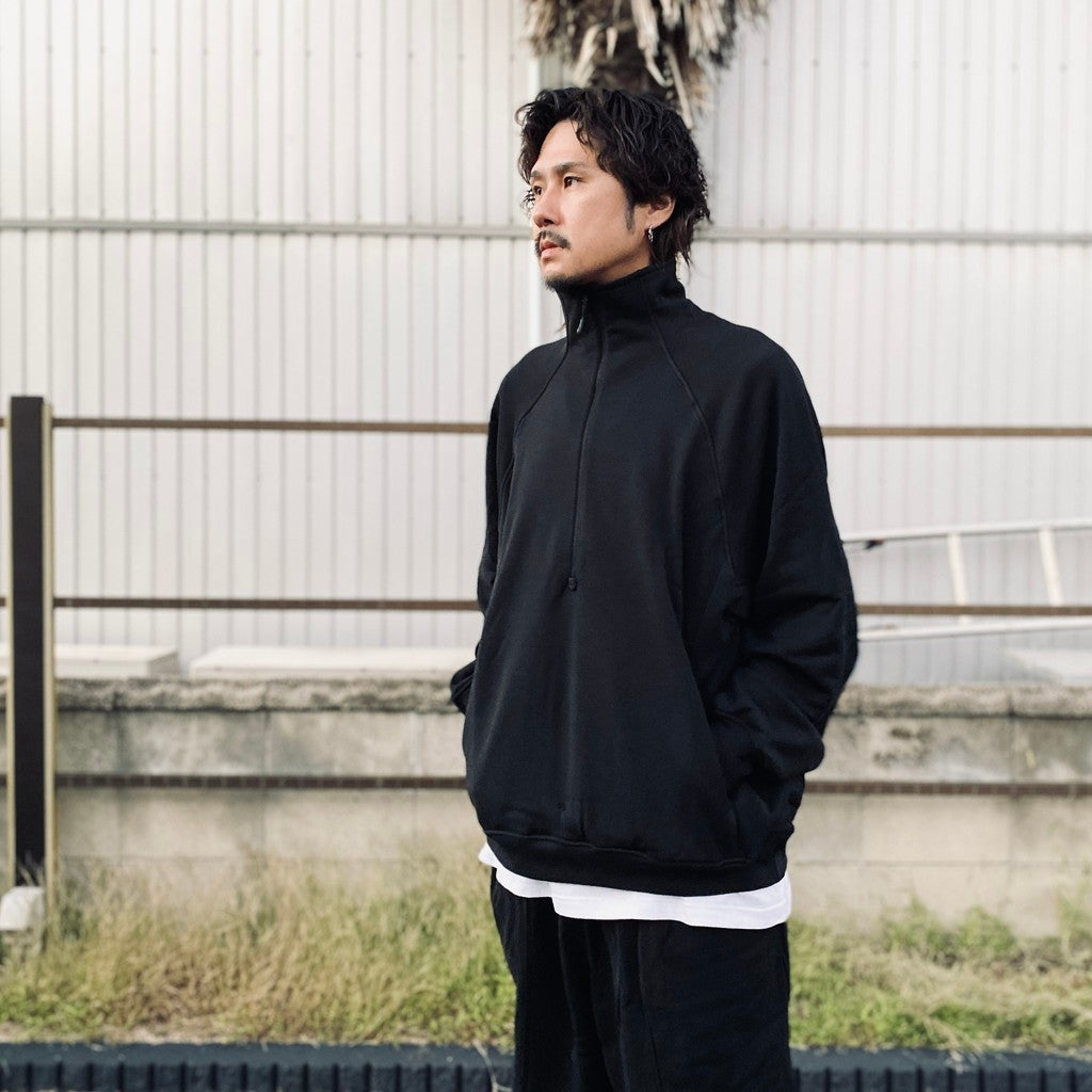 1/2 COTTON JERSEY type 2 #Carbon [25f_NEX24-S02]