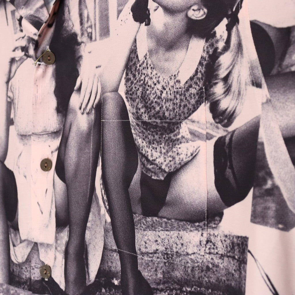 ELLEN VON UNWERTH | S/S HAWAIIAN SHIRT ( TYPE-2 ) #PINK [EVU-WM-HI02]