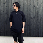 TECH POLO SHIRT S/S #BLACK [BE-37026]