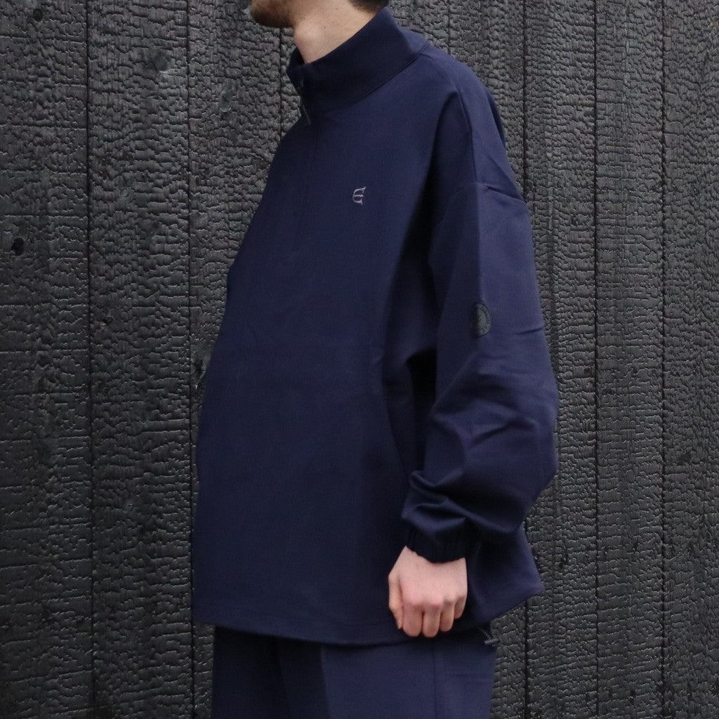 PUNCH HALF ZIP SWEAT #Navy [26SS-SW05] - cocorozashi 三重県四日市
