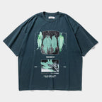 SHADOW S/S T-SHIRT #Blue Charcoal [SS25-T09]