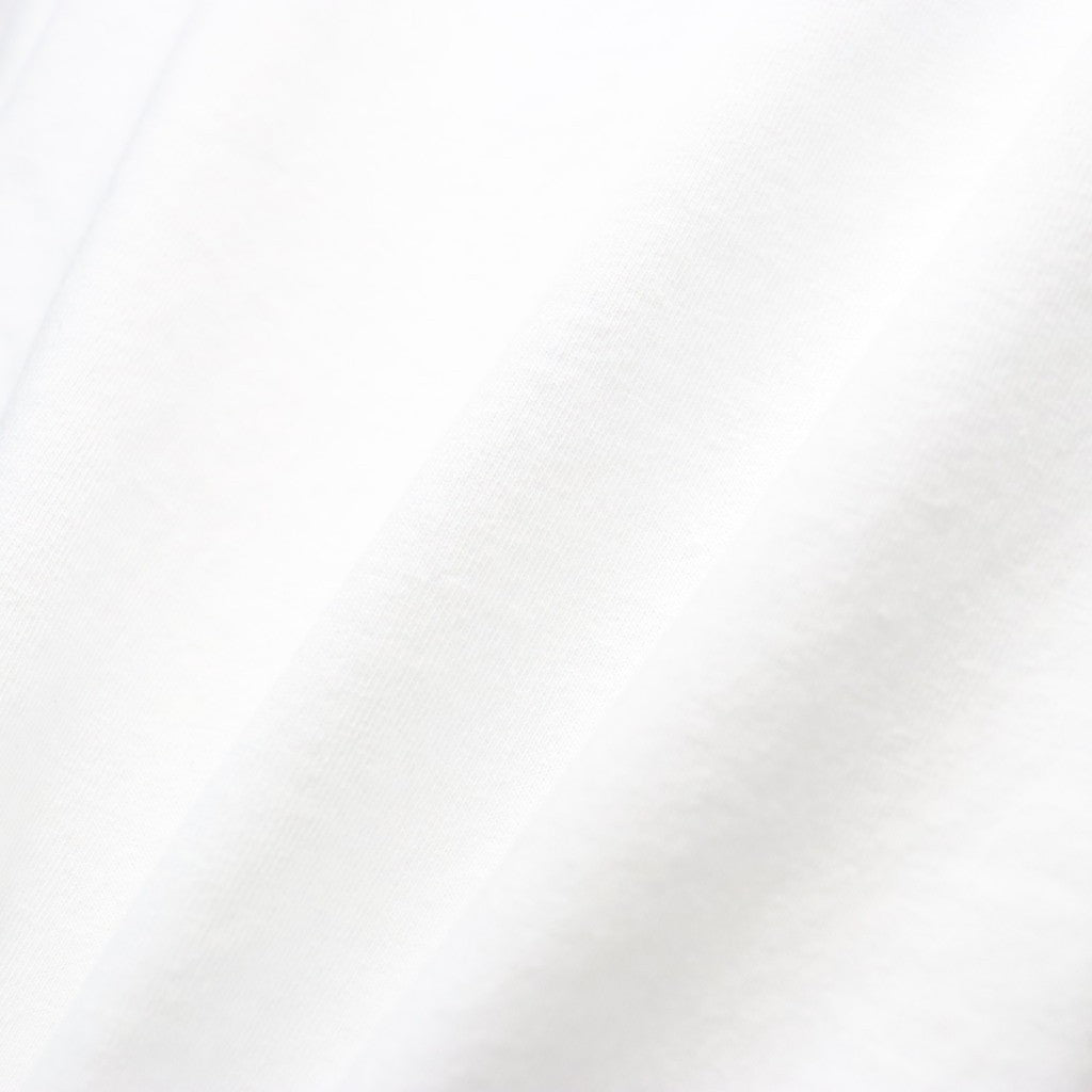 WASHED HEAVY WEIGHT CREW NECK T-SHIRT ( TYPE-1 ) #WHITE/BLACK [26FWE-WMT-WT01]