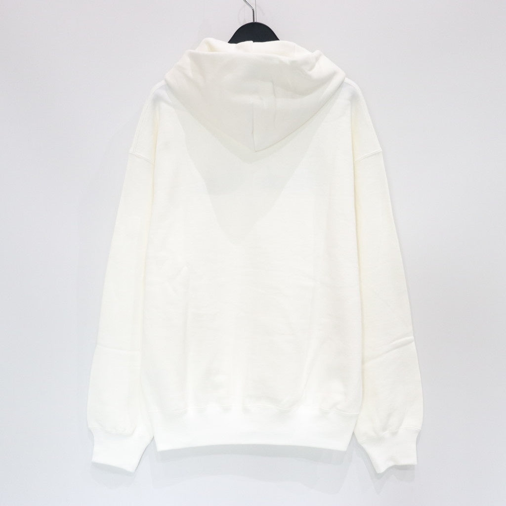 MIDDLE WEIGHT PULLOVER HOODED SWEAT SHIRT ( TYPE-1 ) #WHITE [25SS-WMC-SS21]