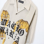 HAWAIIAN SHIRT S/S ( TYPE-7 ) #BEIGE [25SS-WMS-HI07]