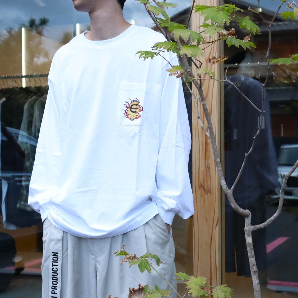 HYAKKI YAENZU LS TEE #White [26FW_T02]