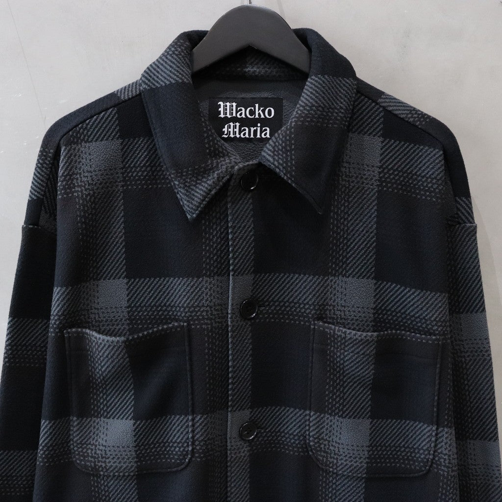 FLEECE SHIRT ( TYPE-1 ) #CHARCOAL [24FW-WMO-BL24]