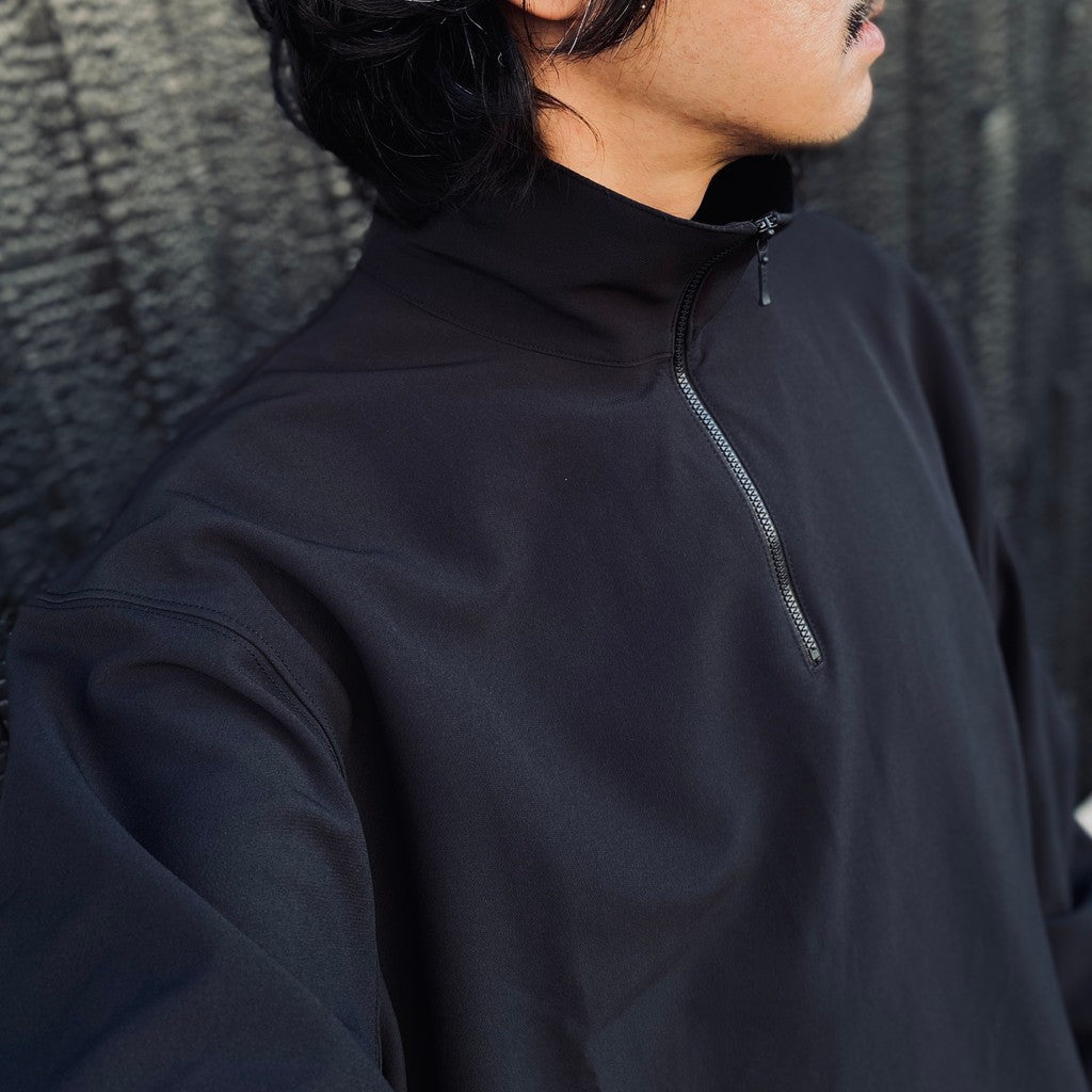 EVD1 Half Zip Polo Shirt #Black [GOOPI-26AW-SEP-02]