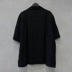 WOLF'S HEAD | 50'S SHIRT S/S -TYPE 3- #OFFWHITE-BLACK [WOLFSHEAD-WM-OC09]