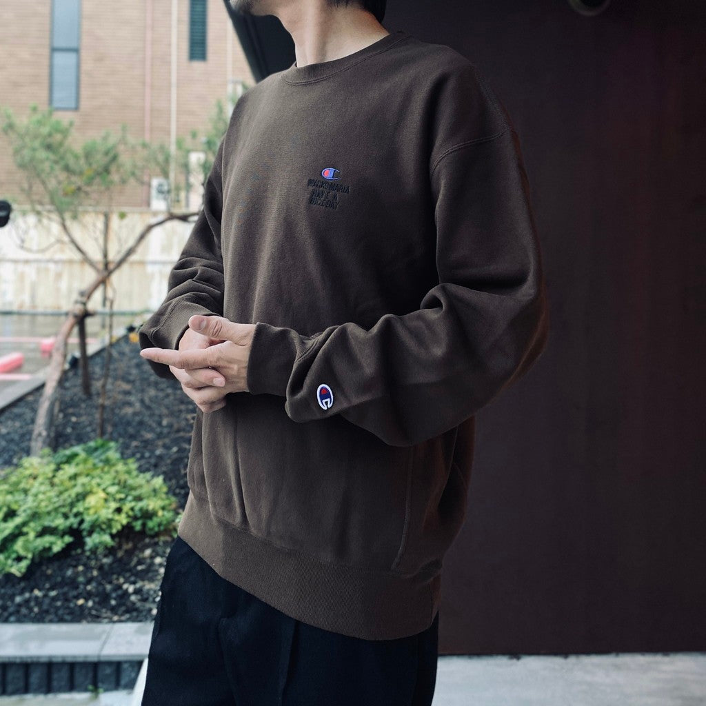 CHAMPION | REVERSE WEAVE CREW NECK SWEAT SHIRT #URBANBROWN [26FW-WMC-CP04]