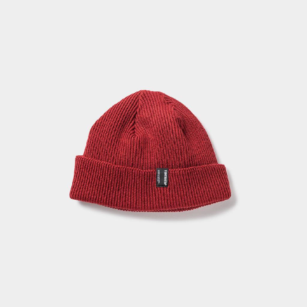 TAG BEANIE #RED [FW23-H09]