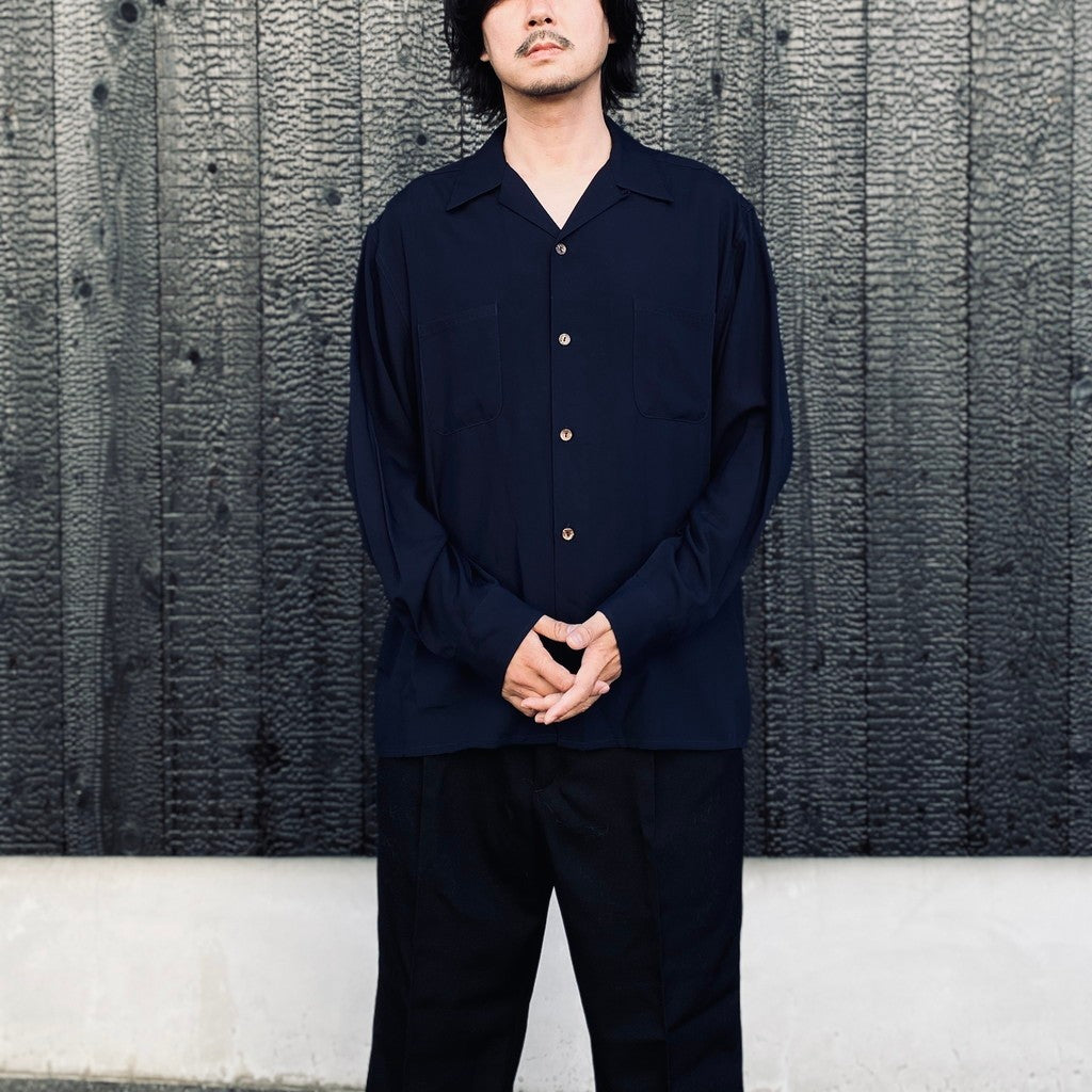 50'S SHIRT L/S ( TYPE-1 ) #NAVY [26FW-WMS-OC03]