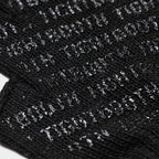 LOGO FINGERLESS GUNTE #BLACK [FW23-A13]