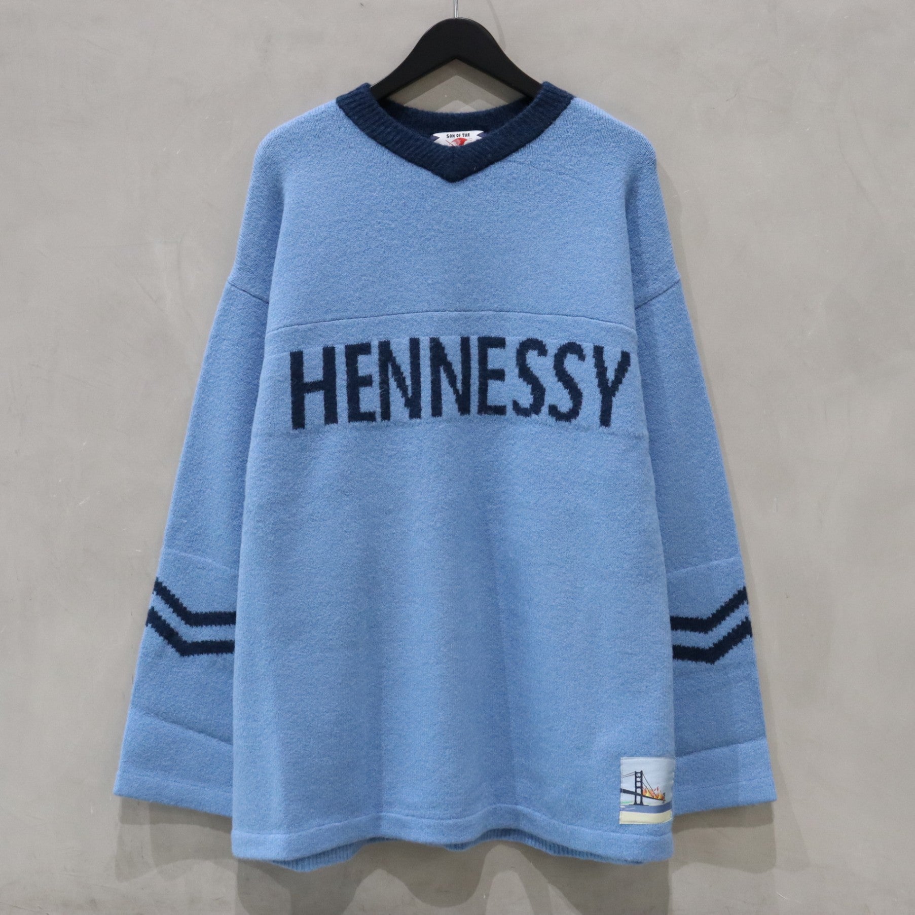 HENNY FOOTBALL SWEATER #BLUE [SC2420-KN04] – cocorozashi