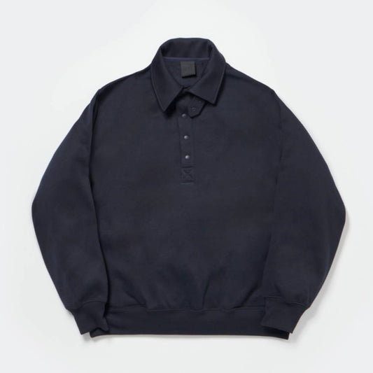 TECH SWEAT SNAP PULLOVER #NAVY [BE-53024W]